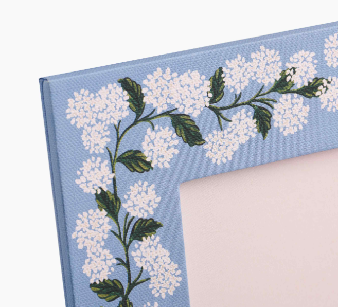 Rifle Paper Co Hydrangea Paper Wrapped 4x6 Picture Frame