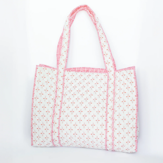 Anne Neilson Large Pink Multi Tote Bag