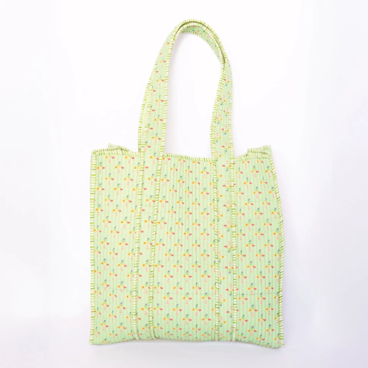 Anne Neilson Small Green Multi Tote Bag