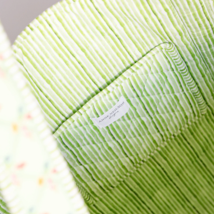 Anne Neilson Small Green Multi Tote Bag