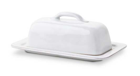 Juliska Puro Butter Dish- Whitewash