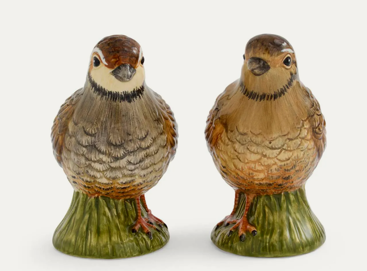Spode Woodland Quail Salt & Pepper