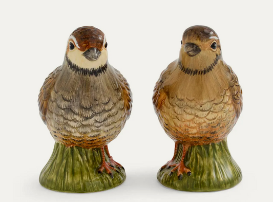 Spode Woodland Quail Salt & Pepper