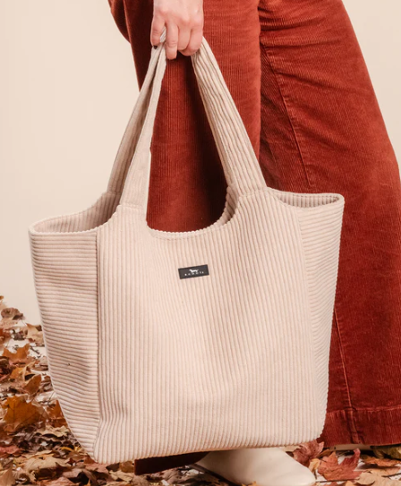 Scout Day Out Tote Large Bag- Putty Corduroy