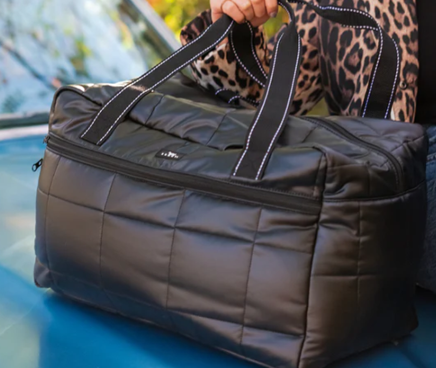 Scout First Class Duffle Medium Bag-Black Box Quilted