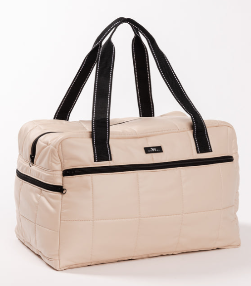 Scout First Class Duffle Medium Bag- Putty Box Quilted