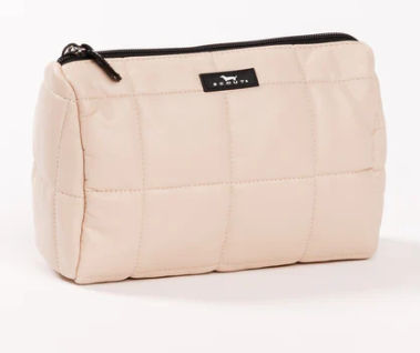 Scout Packin' Heat Toiletry Bag Medium Accessory- Putty Box Quilted