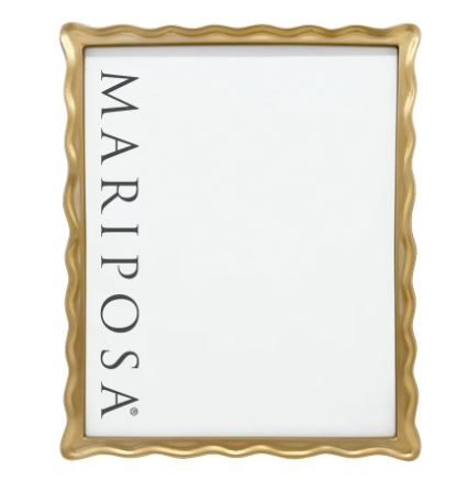 Mariposa Wavy Gold 8x10 Frame