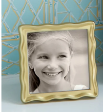 Mariposa Wavy Gold 4x4 Frame