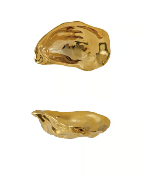 Hazel Mazel Ceramic Oyster Shell Shaped
