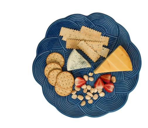 Juliska Le Panier Mystic Knot Charger/Platter - Denim