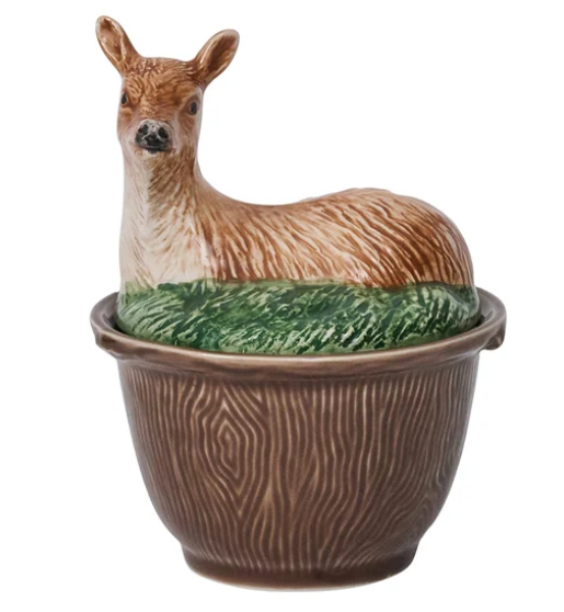 Juliska Forest Walk Deer Bowl with Lid - Multi