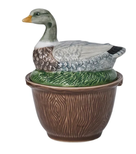 Juliska Forest Walk  Duck Bowl with Lid - Multi