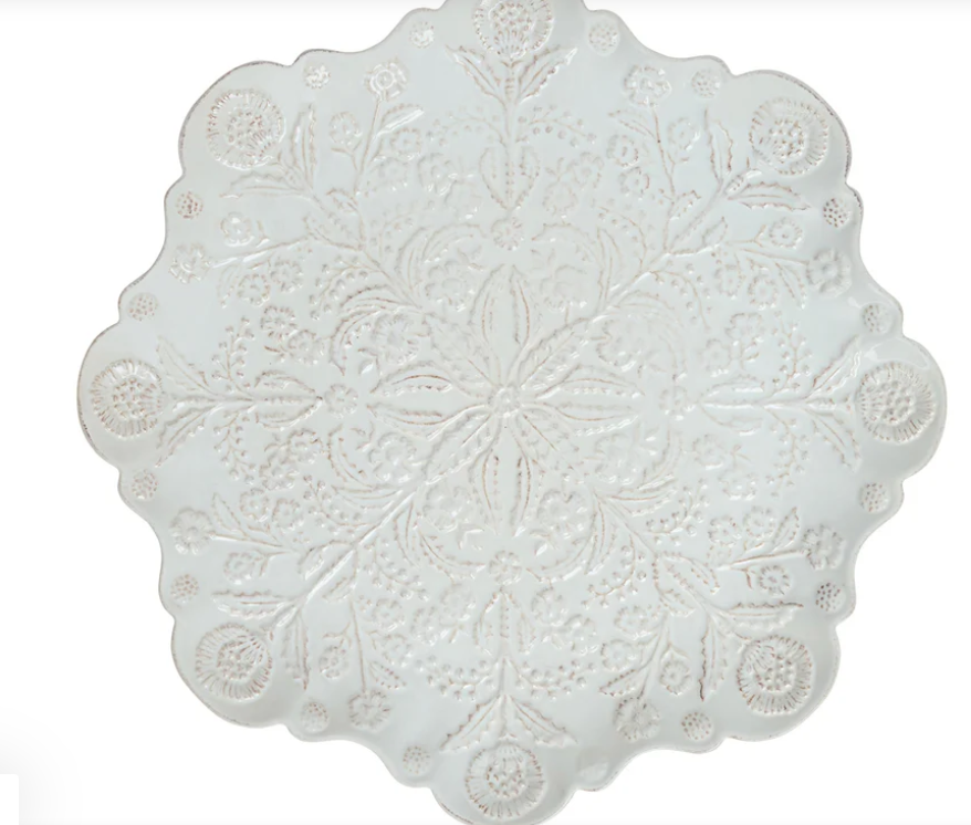 Juliska Berry & Thread Thistle Charger/Platter - Whitewash