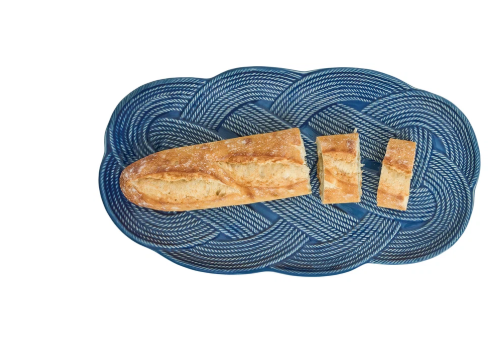 Juliska Le Panier  Mystic Knot 15" Hostess Tray - Denim