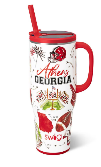 Swig Tailgates in Athens Mega Mug 40oz