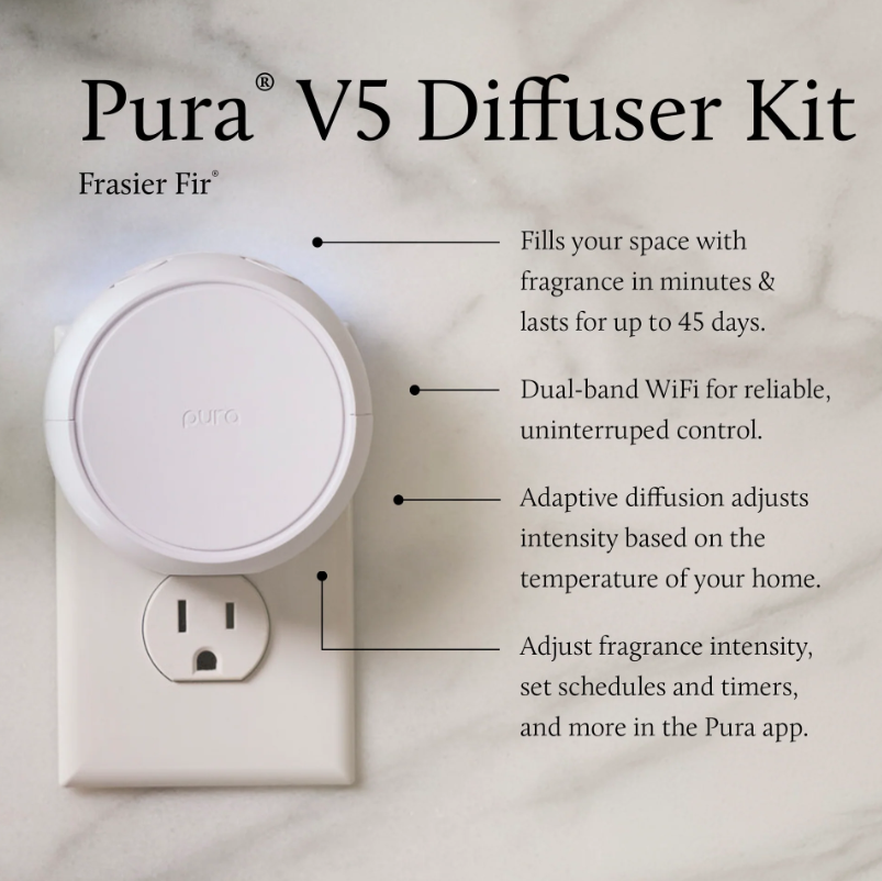 Thymes Frasier Fir® Pura Home™ V5 Diffuser Kit