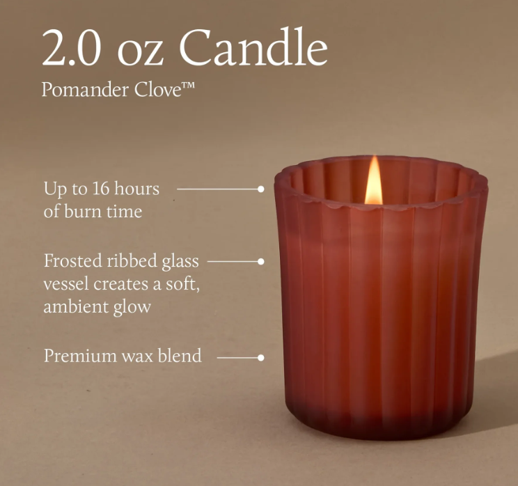 Thmyes Pomander Clove Votive Candle