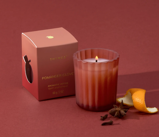 Thmyes Pomander Clove Votive Candle