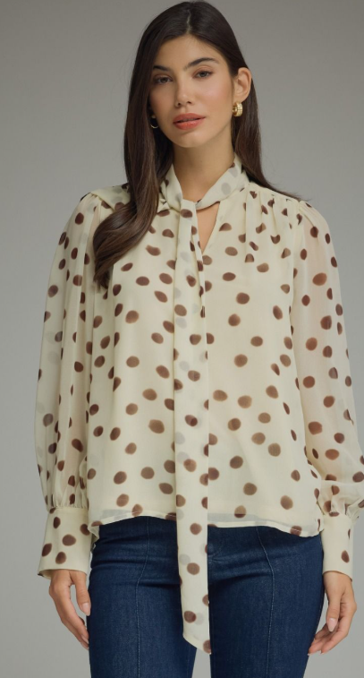 Juliet Scarf Tie Blouse