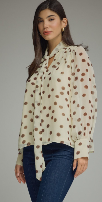 Juliet Scarf Tie Blouse