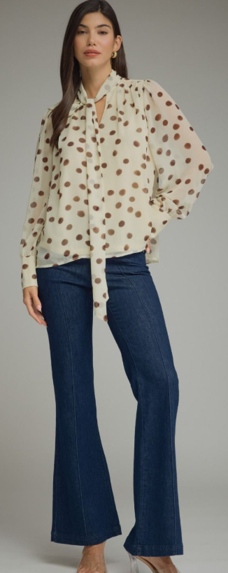 Juliet Scarf Tie Blouse