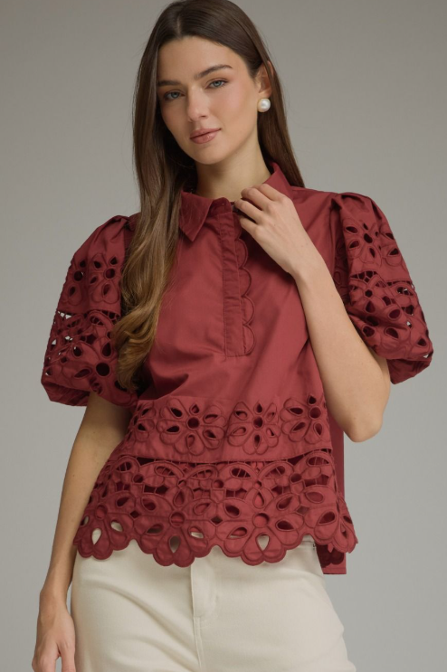 Florence Scallop Top