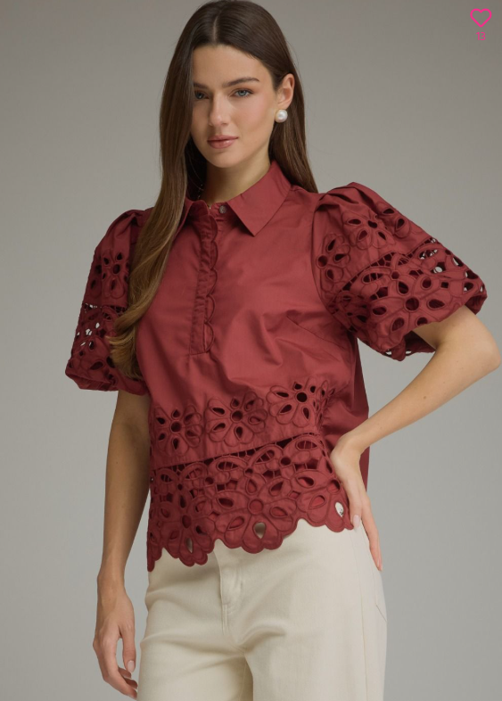 Florence Scallop Top