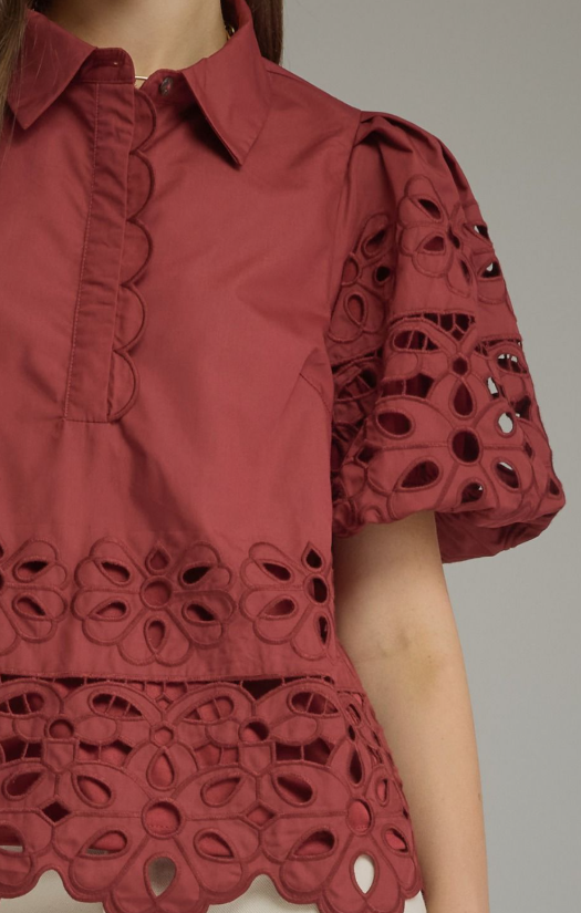 Florence Scallop Top