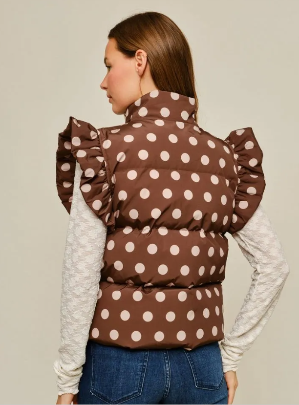 Poppy Dot Puffer