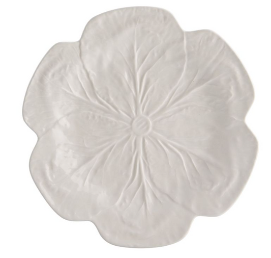 Bordallo Pinheiro Cabbage Beige Dinner Plate