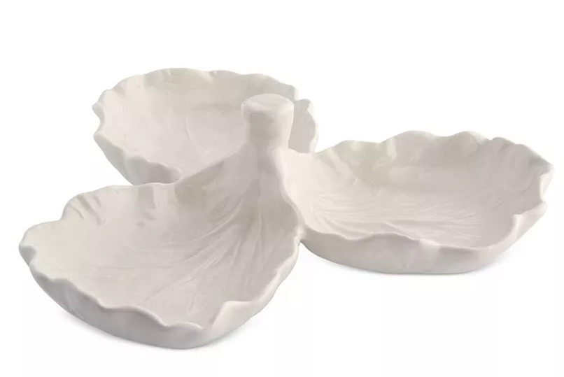 Bordallo Pinheiro Cabbage Beige Olive Dish