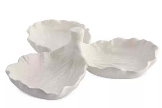 Bordallo Pinheiro Cabbage Beige Olive Dish