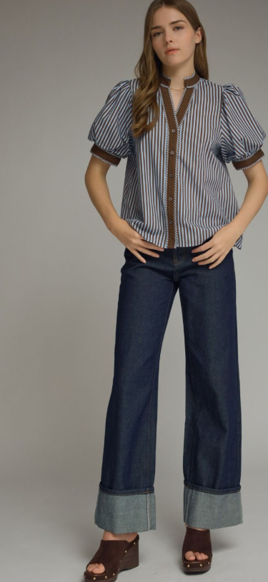 Brigitte Stripe Blouse