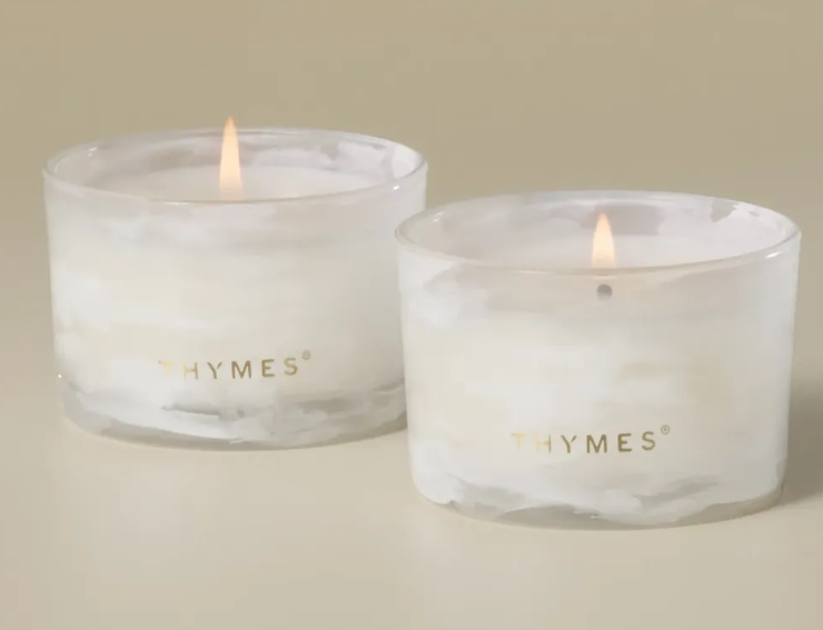 Thymes Frasier Fir® Tidings Poured Candle Set