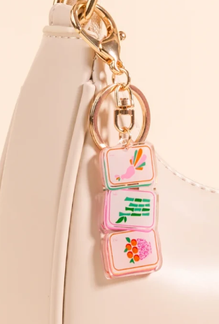 The Darling Effect Mahjong Tiles Acrylic Keychain