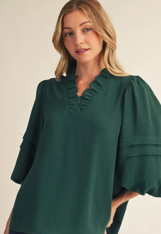 Evermore Crinkle Blouse
