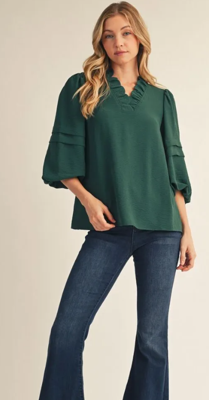Evermore Crinkle Blouse