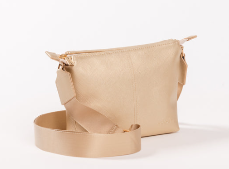 Scout Emily Crossbody X-Small Bag-Gold Faux Leather