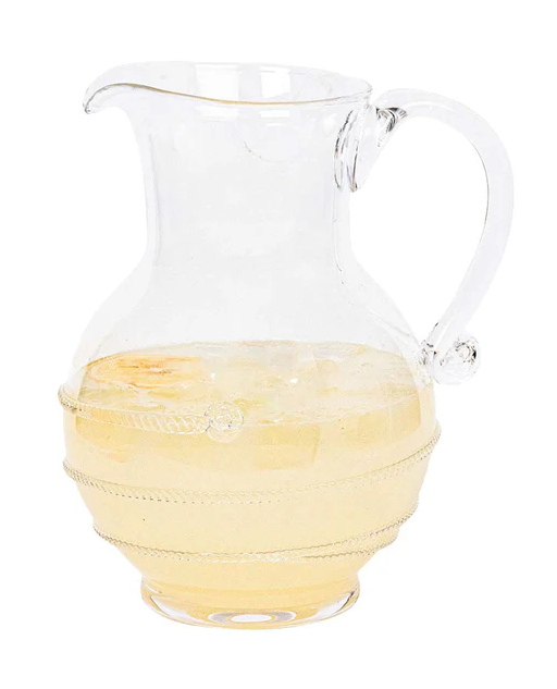 Juliska Amalia Round Glass Pitcher