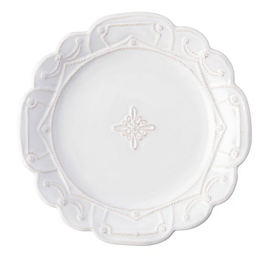 Juliska Jardins du Monde Dinner Plate - Whitewash