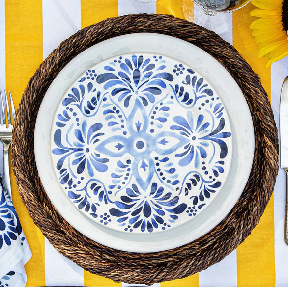 Juliska Iberian Indigo Dessert/Salad Plate