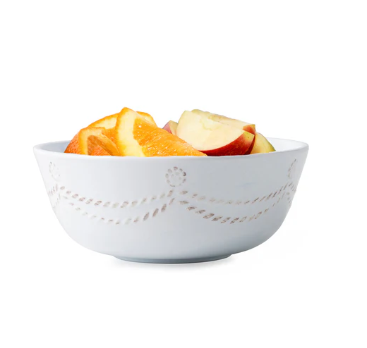 Juliska Berry & Thread Melamine Cereal/Ice Cream Bowl Whitewash