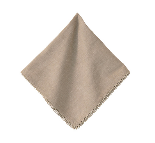 Juliska Berry Trim Napkin -Flax