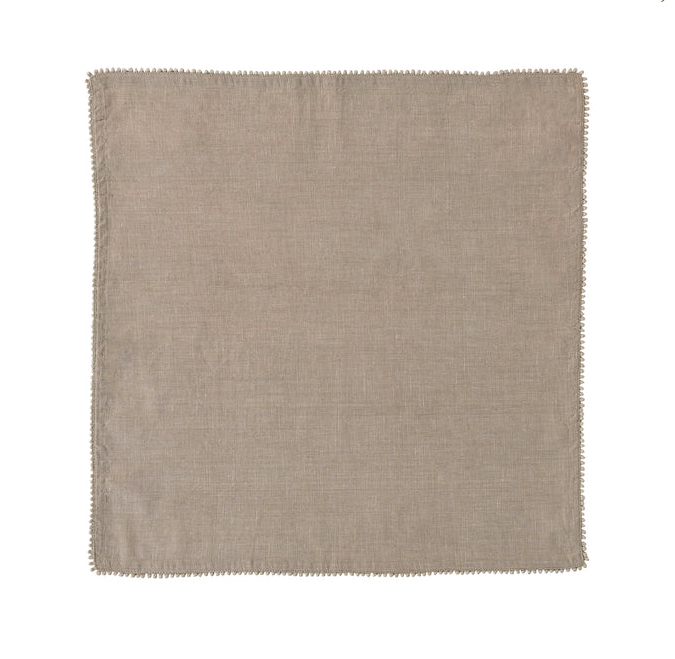 Juliska Berry Trim Napkin -Flax