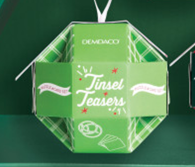 Demdaco Tinsel Teasers Game Ornament