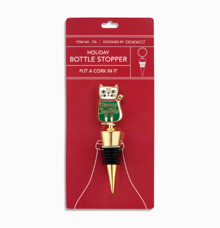 Demdaco Holiday Bottle Stopper