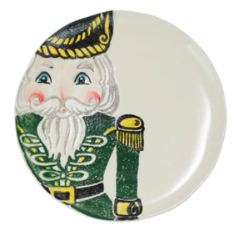 Vietri Nutcracker Dinner Plate