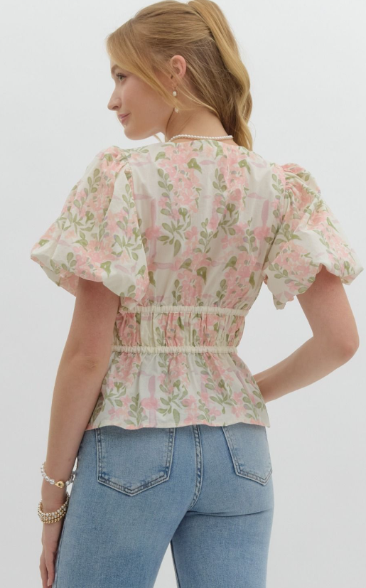 Bow-Tie Bloom Top