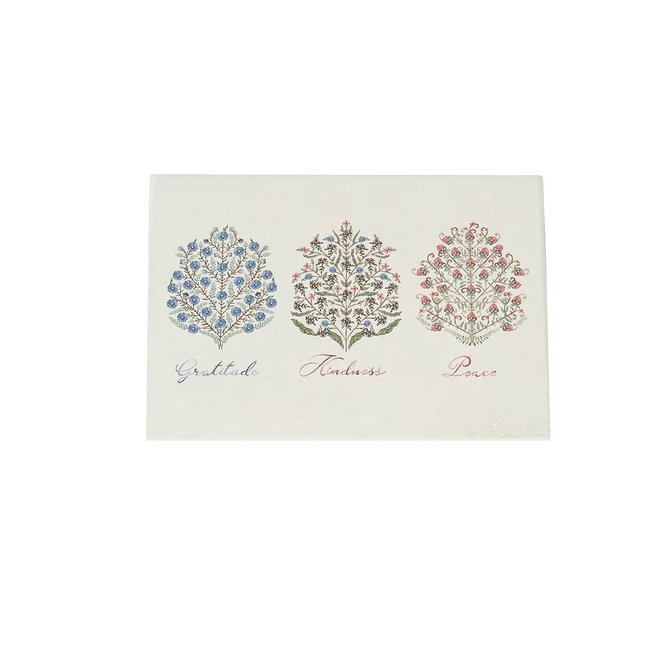 Juliska Villa Seville Note Card Assorted Set/6 - Chambray